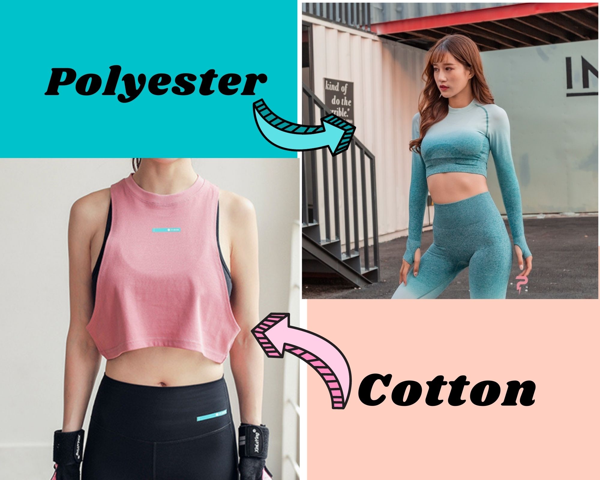 So sánh vải polyester và vải thun cotton