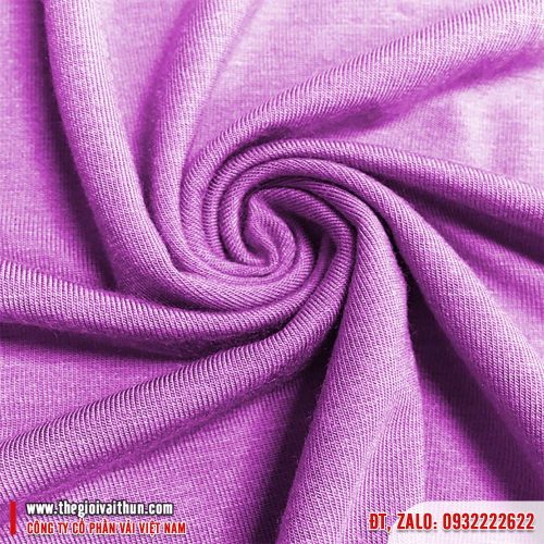 Vải thun Cotton 4 chiều – Hồng tím