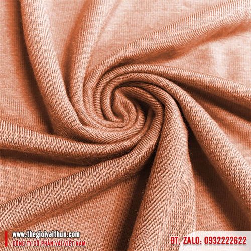 Vải thun Cotton 4 chiều – Nâu