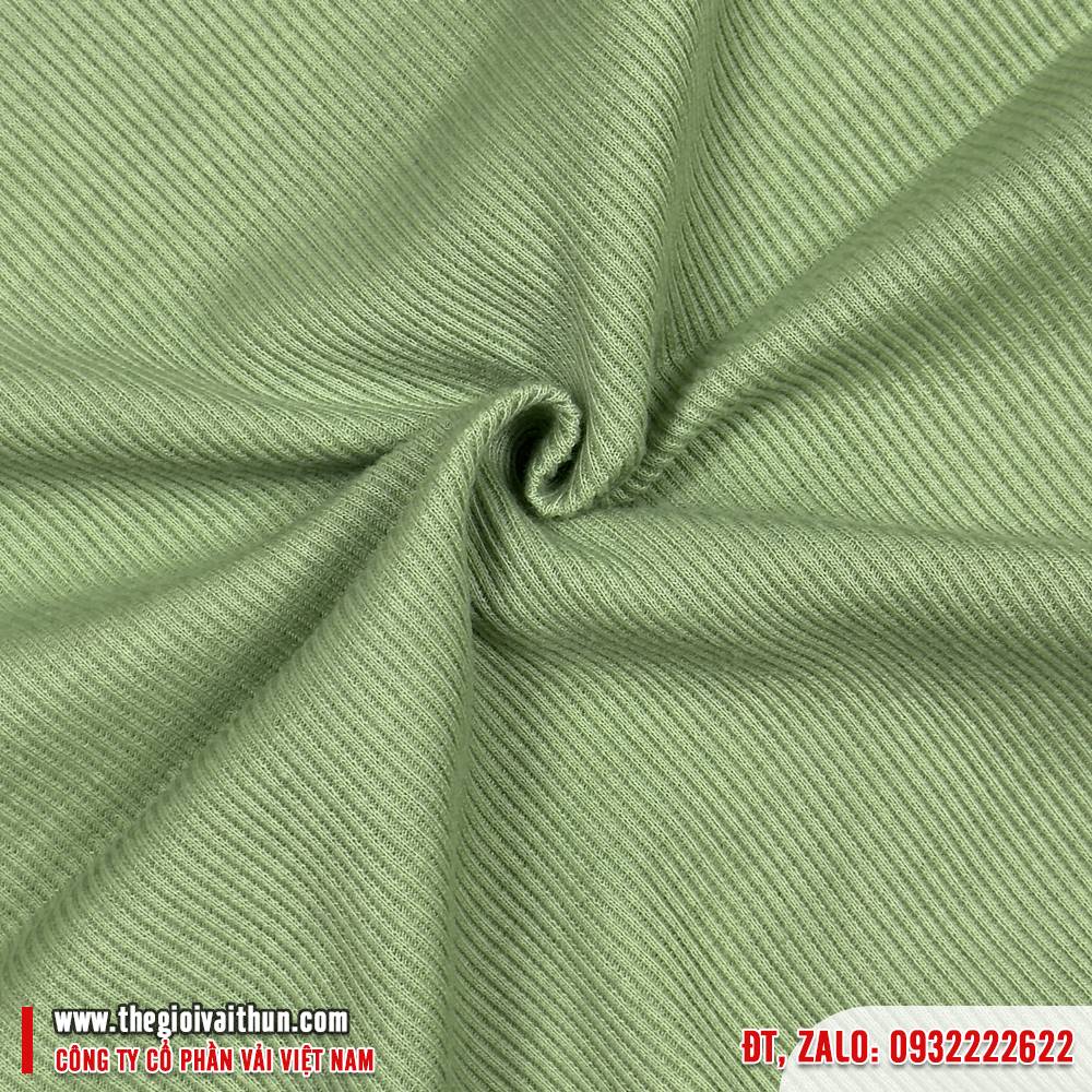 Vải thun Bo gân PE - Tím Cà - Hình ảnh 8
