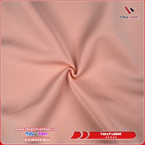 Vải Thun Poly 2 Da – Hồng Dâu