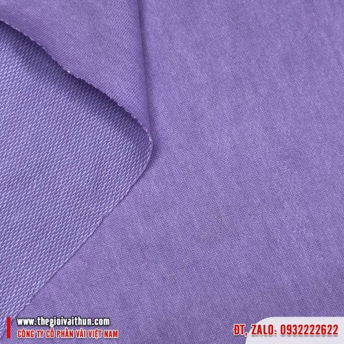 Vải thun Da cá Tici – Tím Cà