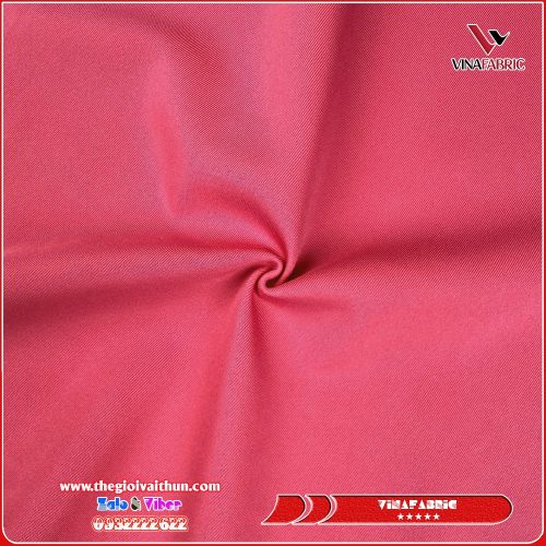 Vải Thun Poly 2 Da – Hồng Đào