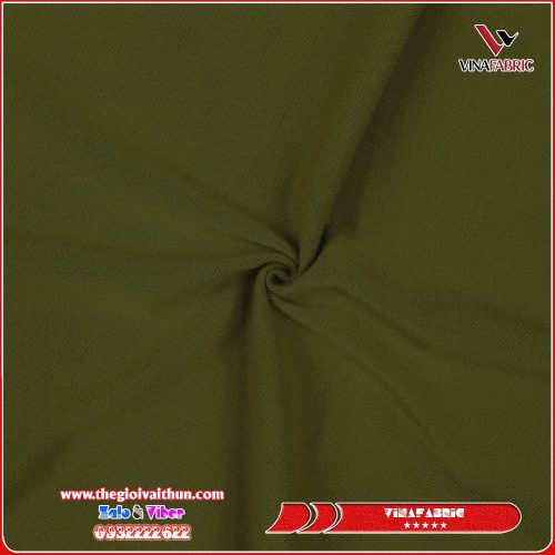 Vải Thun Cá Sấu Tici – Rêu