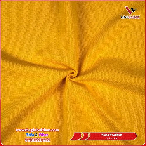 Vải Thun Cá Sấu Tici – Vàng Bò
