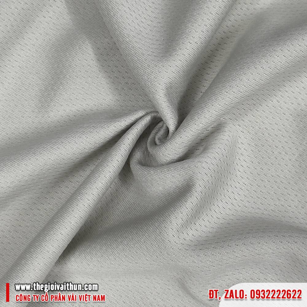 Vải thun Mè - Xám Sáng