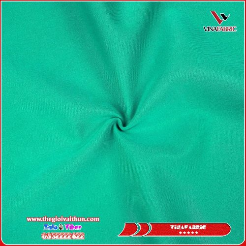 Vải Thun Poly 2 Da – Ngọc