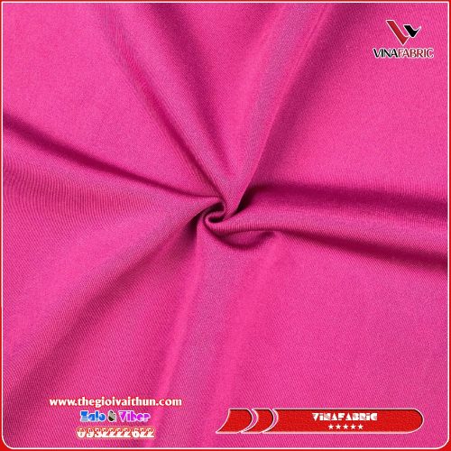 Vải Thun Poly 2 Da – Sen
