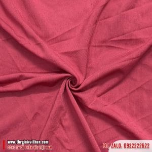 Vải thun Bột - Đỏ
