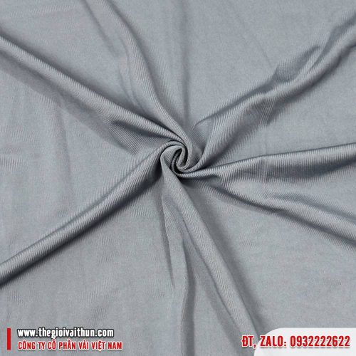 Vải thun Bột – Xám Chì