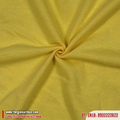 Vải thun Cá sấu Tici – Vàng Chanh