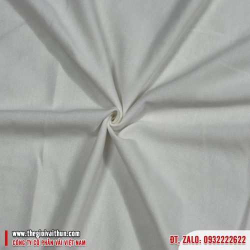 Vải thun Cá sấu Tici – Xám Trắng
