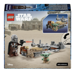 LEGO Star Wars 75436: Người Mandalorian và Xe Speeder của Grogu
